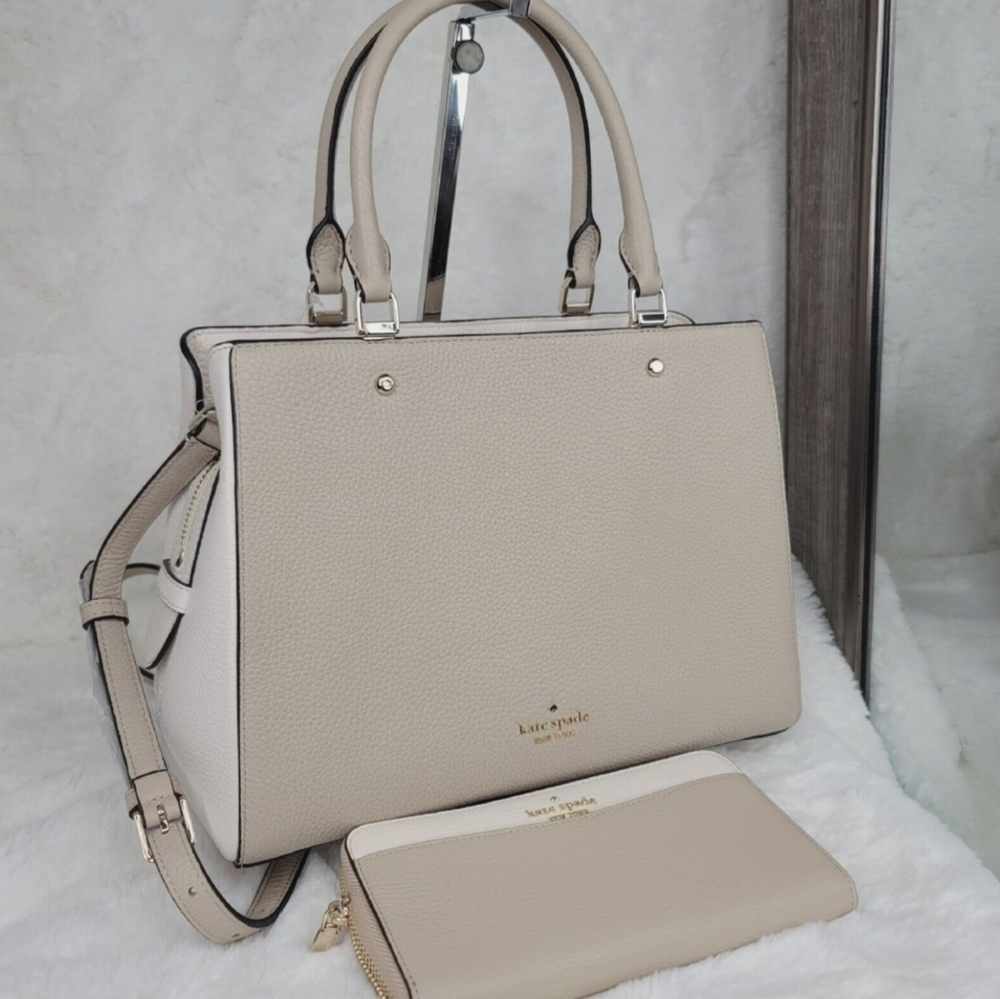 Kate Spade 2 PCS SET Convertible Satchel Purse Bag + Wallet NWT
